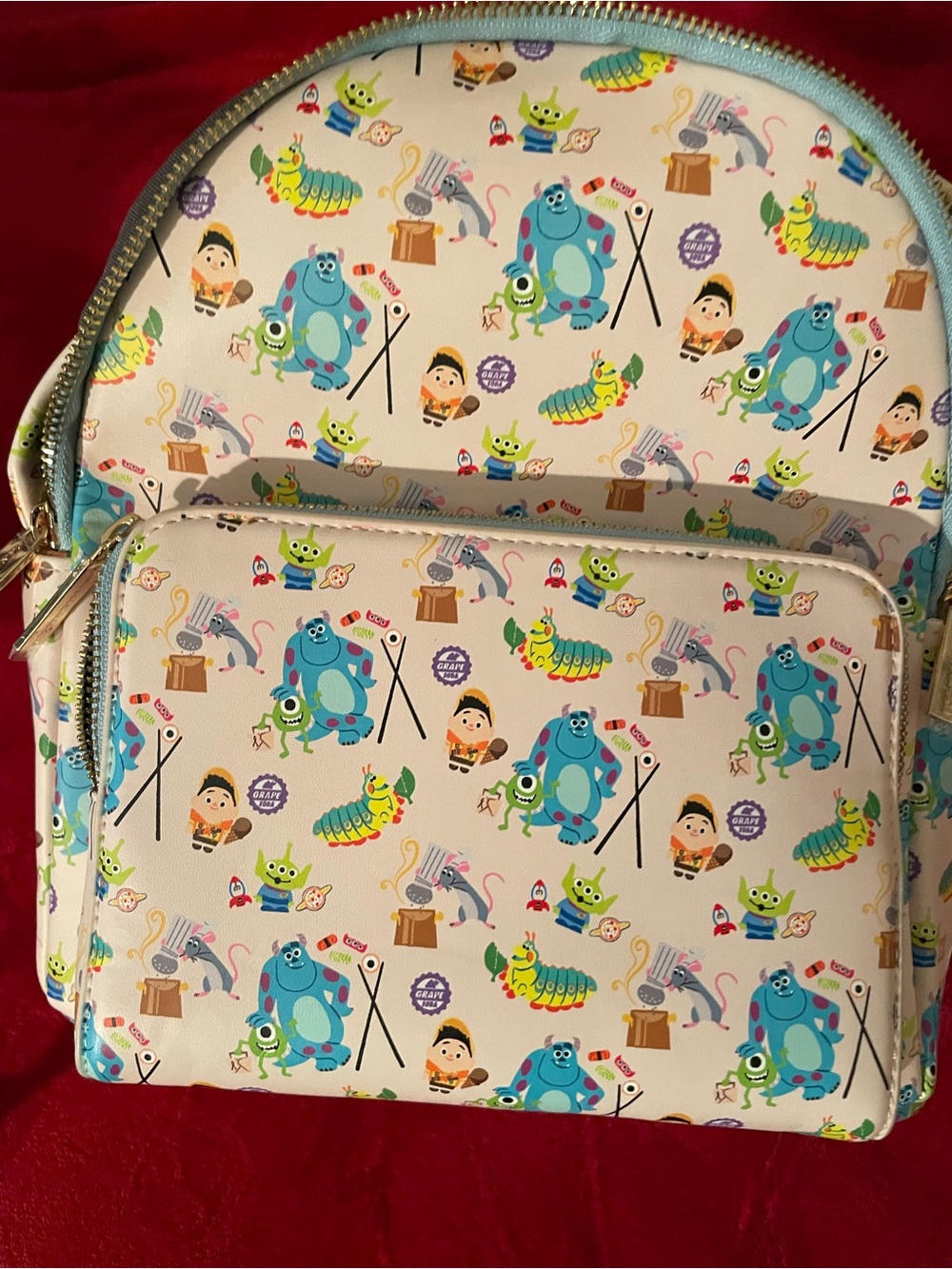 Danielle Nicole Disney Pixar food mini backpack